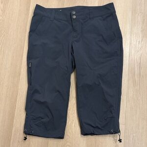 Columbia Saturday Trail Knee Pant Lightweight Dark Gray Outdoor Capris
